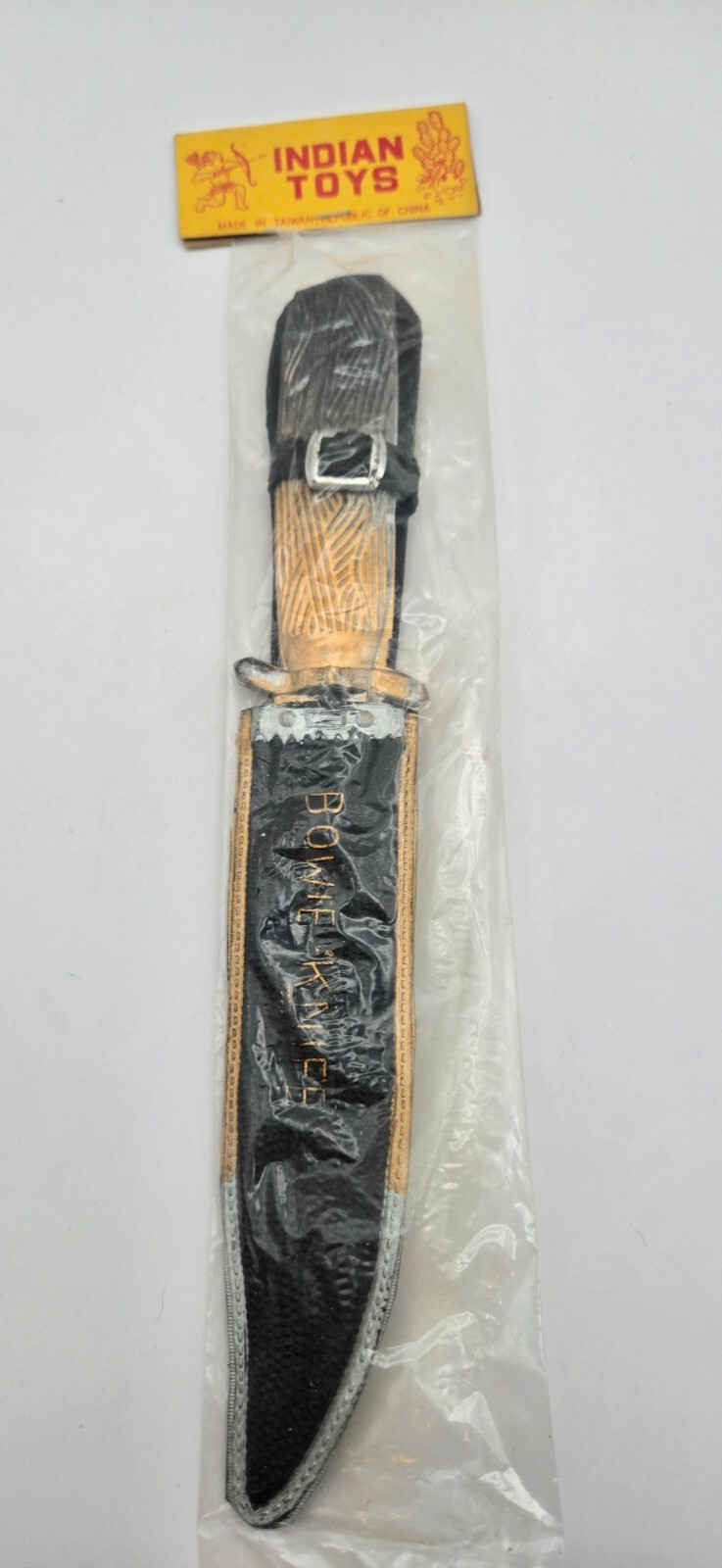 1970s Rubber Indian Toys Bowie Knife Toy Trick, Novelty Item