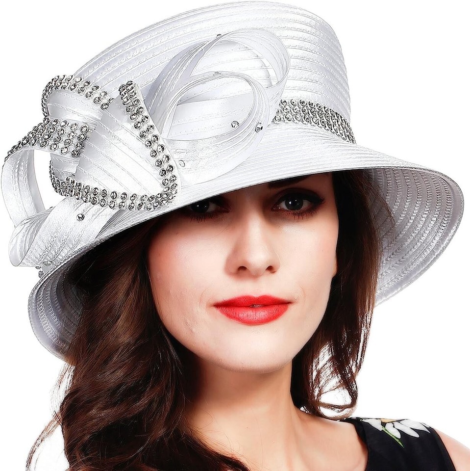 Women's Church Kentucky Dress Derby Hats for Women 5 COLORS