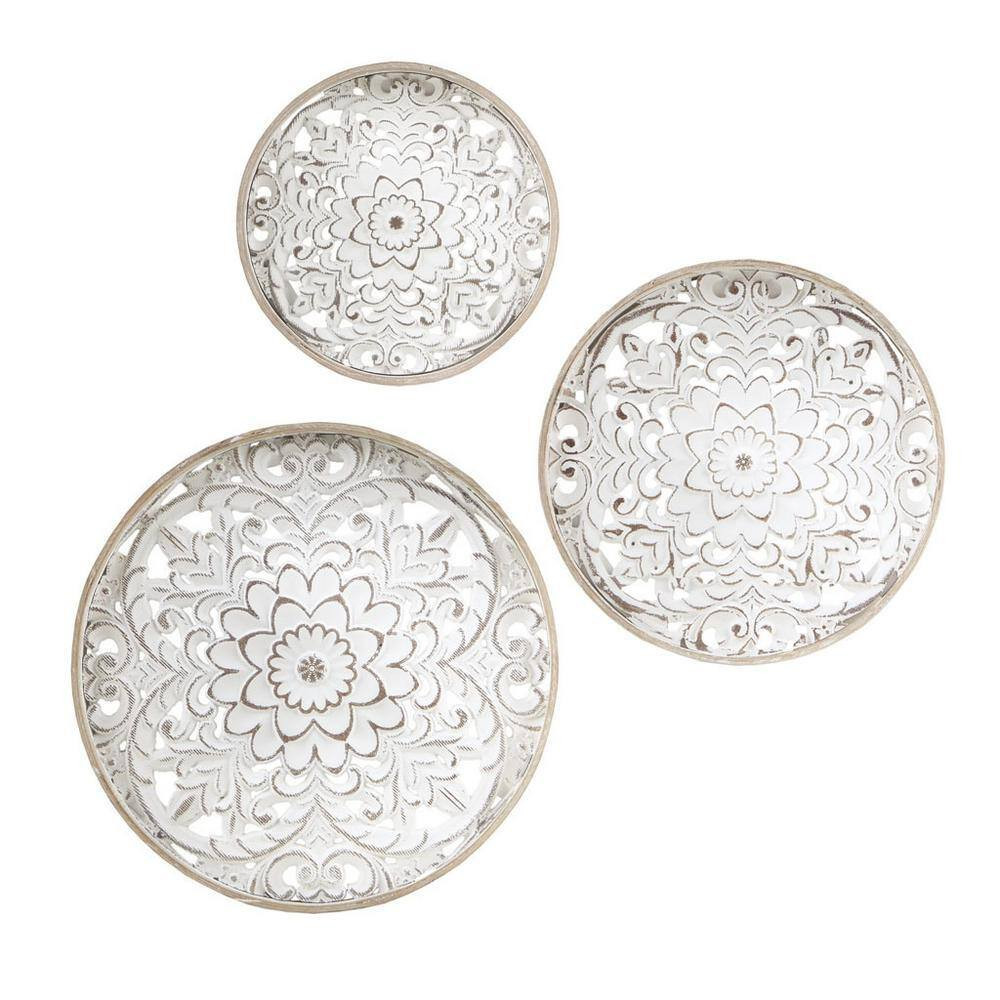 Real Fir Wood Wall Art, round Design, Home Accent Modern Dining Living Room Deco