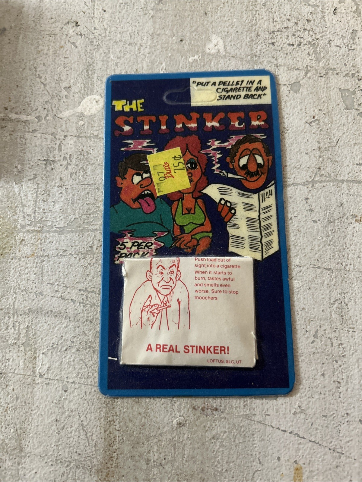 RARE 1984 ORIGINAL STINK LOADS NEW ON CARD CA. NOVELTIES VERY HARD TO FIND