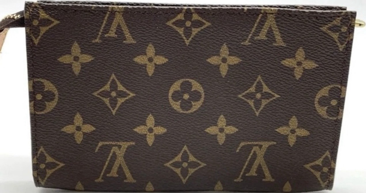 Auth Louis Vuitton Monogram Bucket PM Pouch