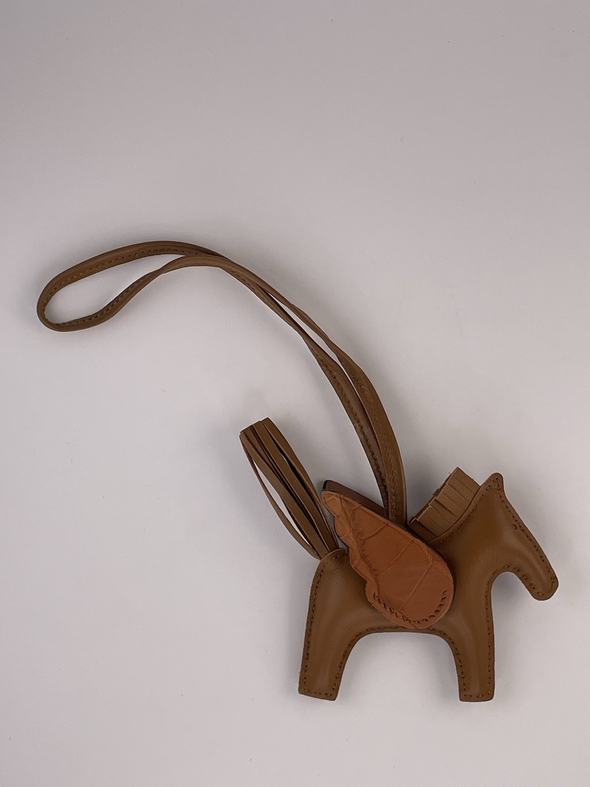 Hermes Rodeo Pegasus Bag Charm PM Brown Luxury Bag Accessory Gift Lightweight