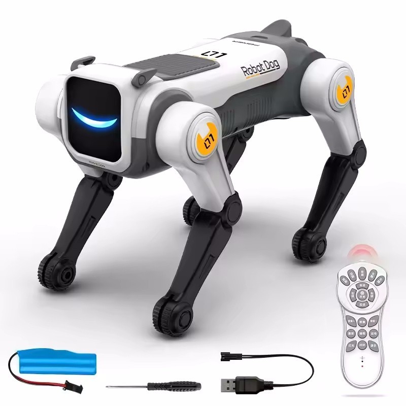USA RC Intelligent Robot Dog AI Smart Mechanical Dog Voice Command Programmable