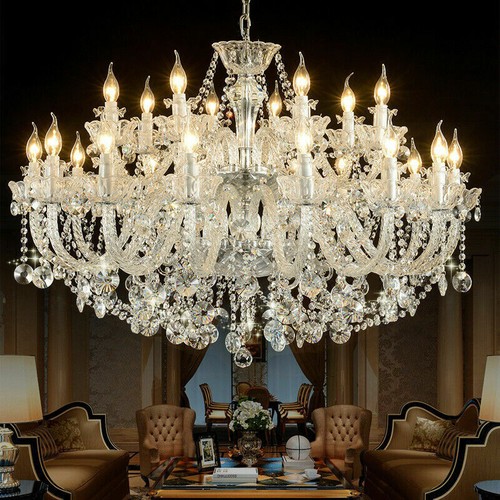 Luxury Crystal Chandelier Pendant Lamp Lobby Ceiling Lighting Fixtures Lights