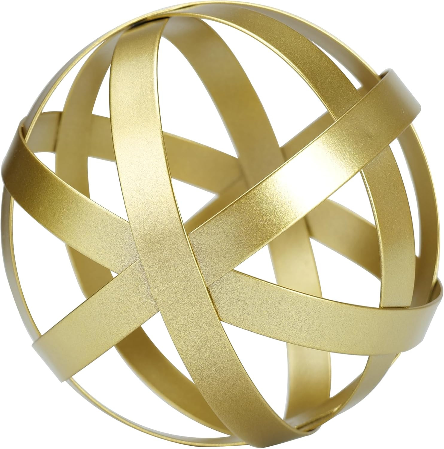Gold Decor for Living Room Bedroom Bookshelf Coffee Table, Modern Style Figurine