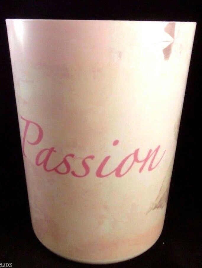 Essential Home Inspiration "Passion" Waste Basket Wastebasket Trash Can 