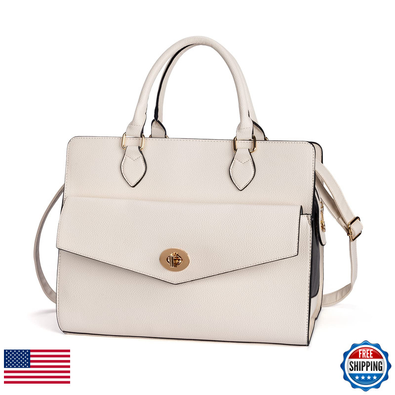 Minsong Stylish Pet Carrier Purse Leather Bag For Small Dogs Cats Puppyairline
