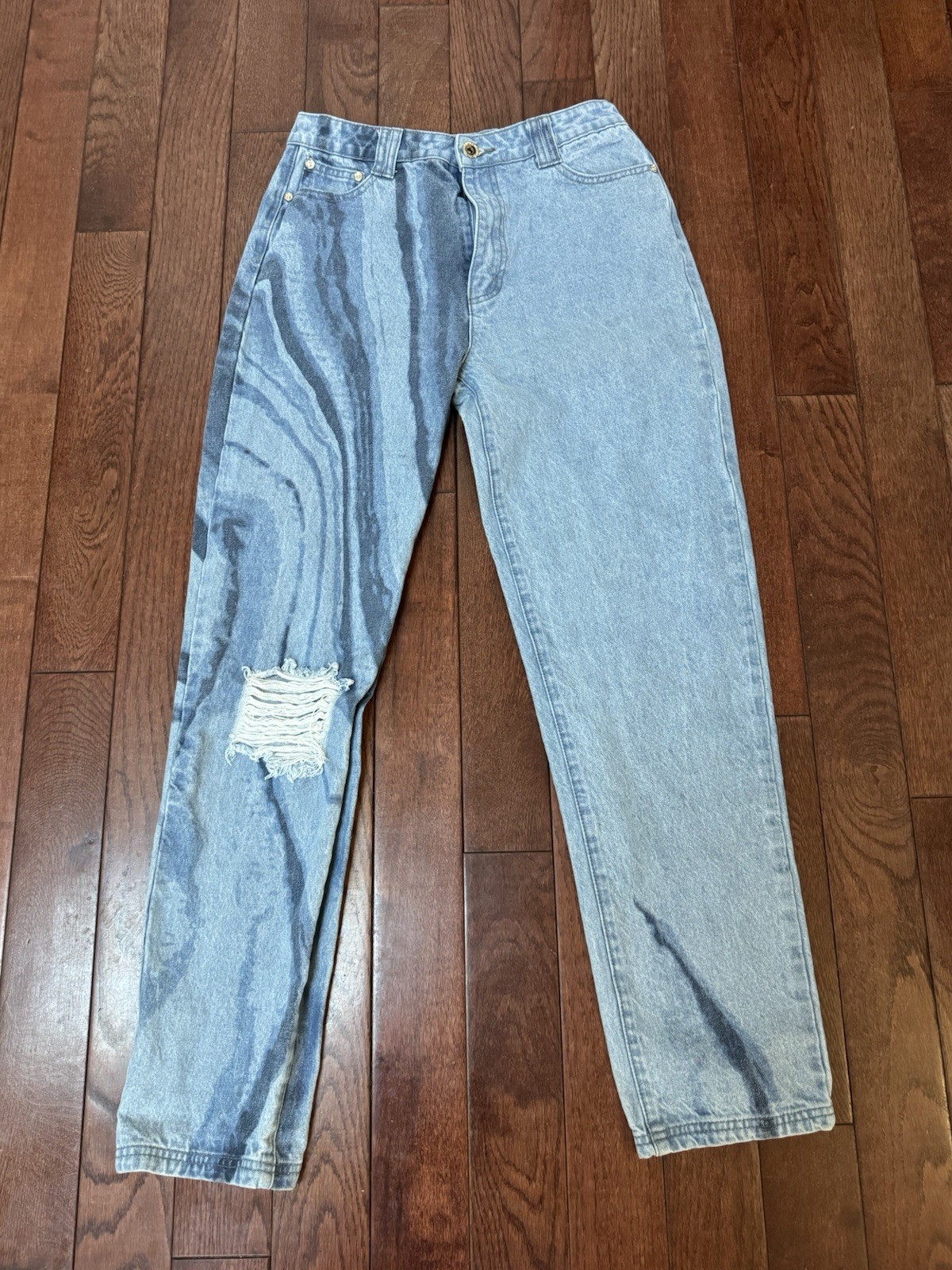 Maniere De Voir Women’s Jeans Size 12 High Fashion Streetwear Denim Trendy Fit