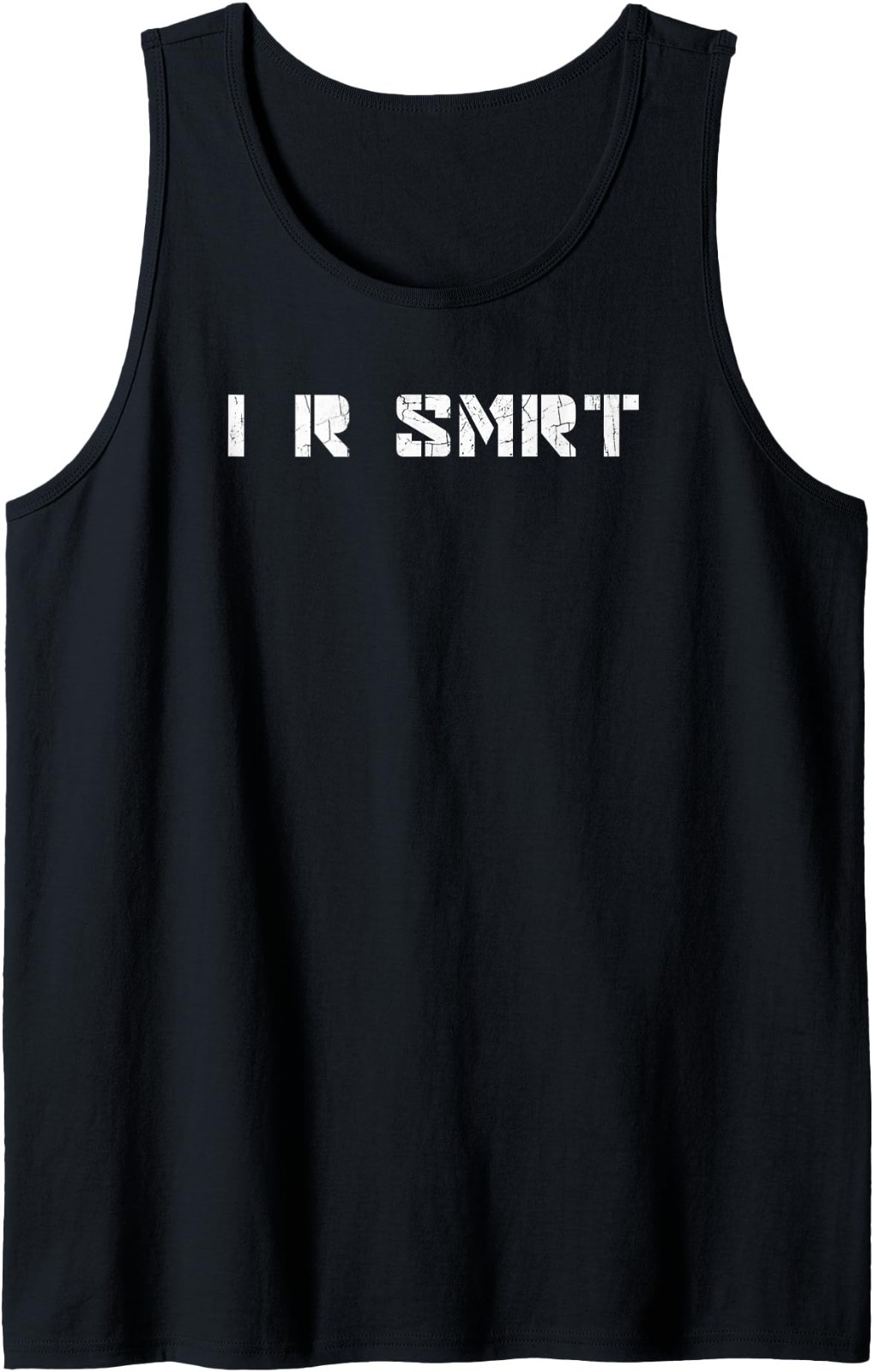 Trendy IR SMRT graphic stencil Tank Top