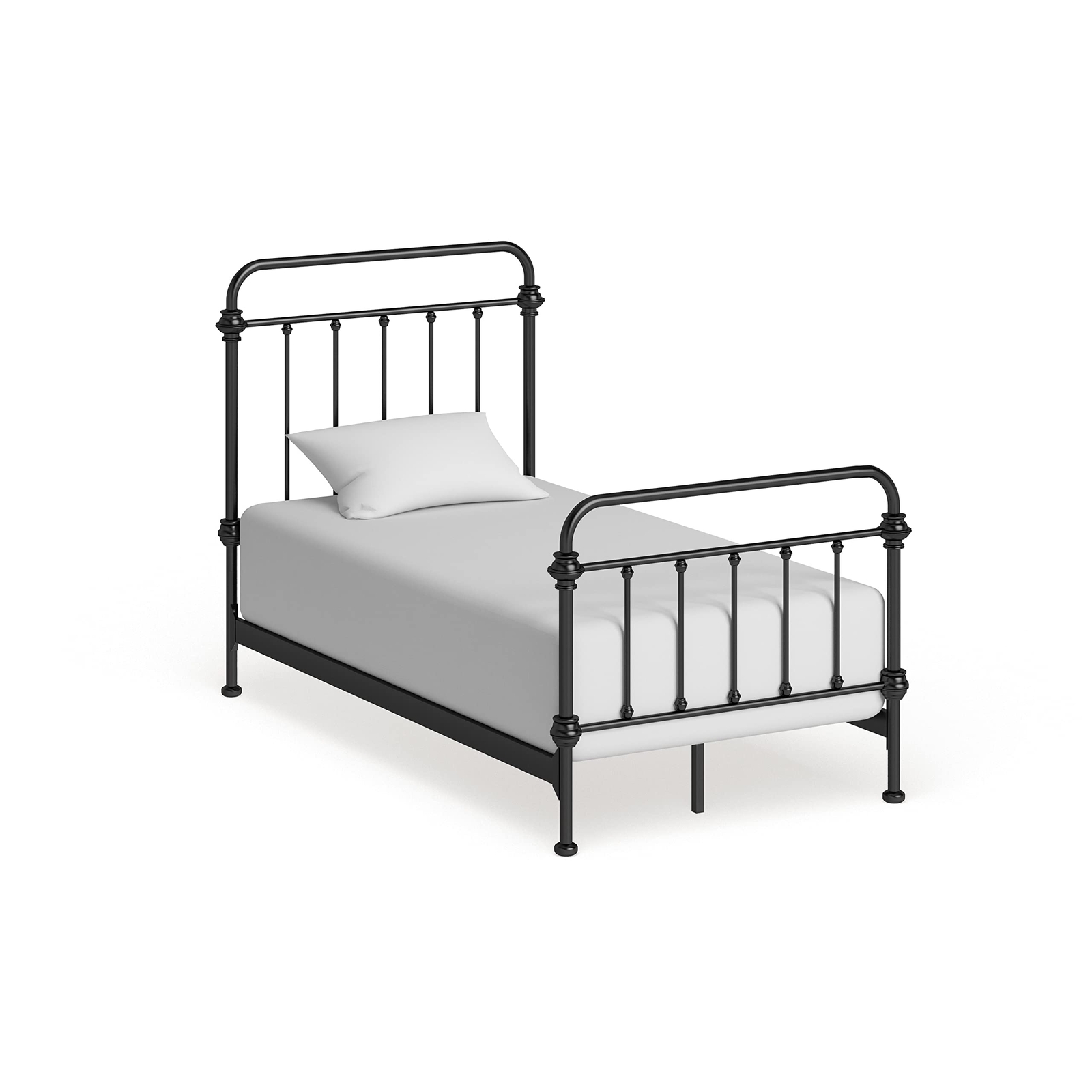 Inspire Q Giselle Antique Graceful Dark Bronze Victorian Iron Bed by Classic