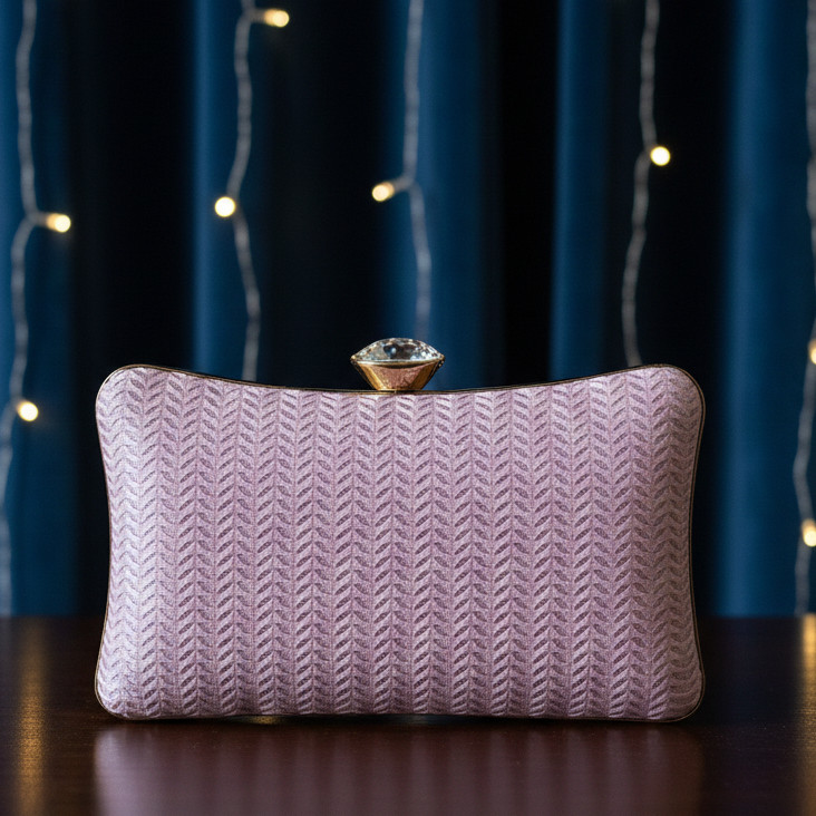 Butterfly Style Designer Women Clasp Evening Clutch with Detachable Chain