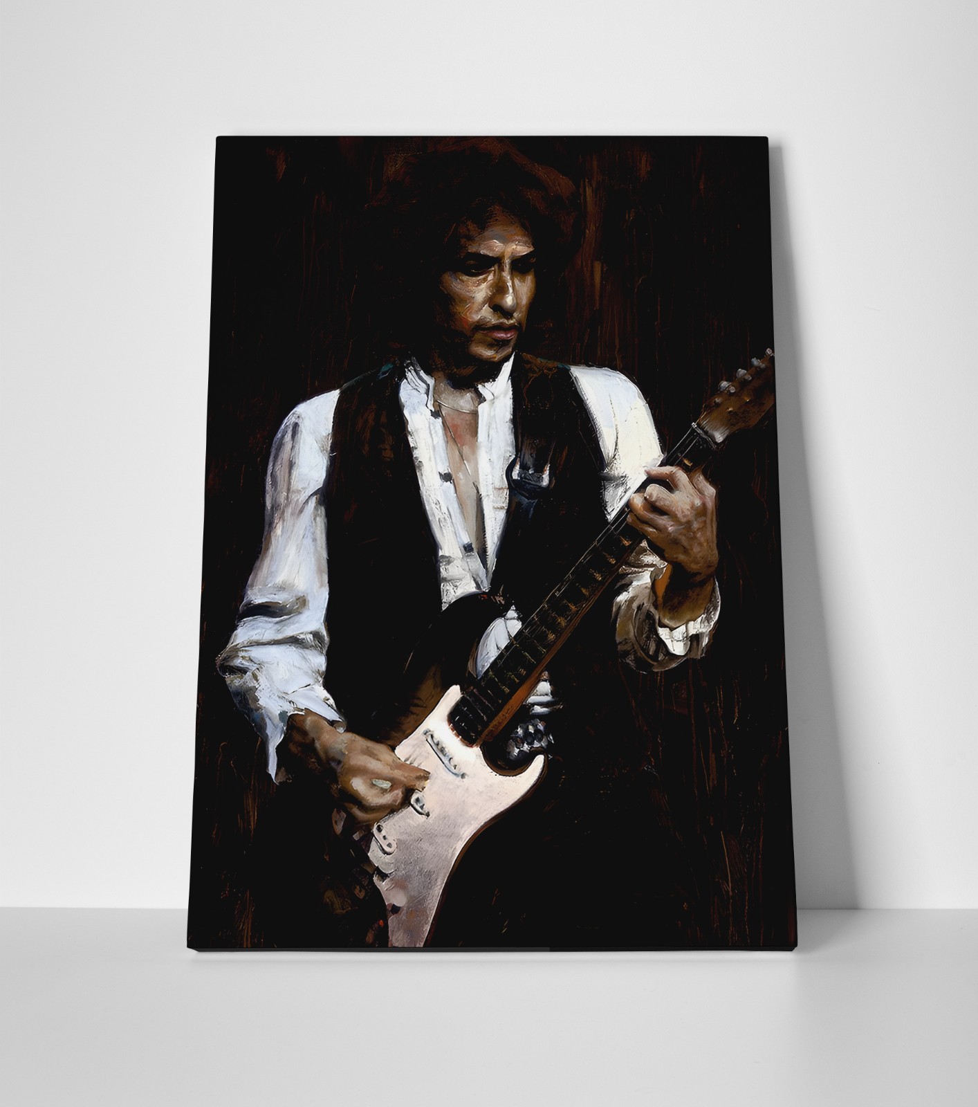 Bob Dylan Painting Poster or Canvas - Bob Dylan Wall Art
