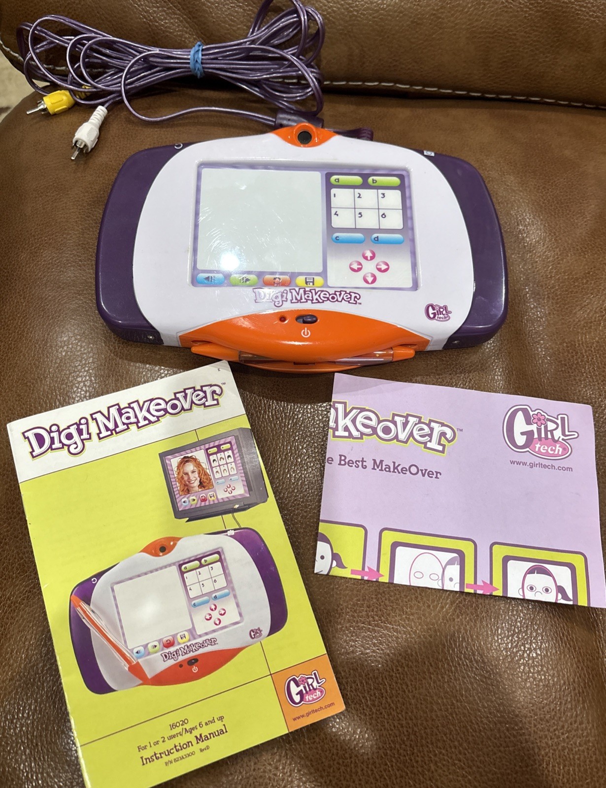 Digi Makeover Radica Girl Tech Electronic Interactive TV Plug N Play 2006 Tested