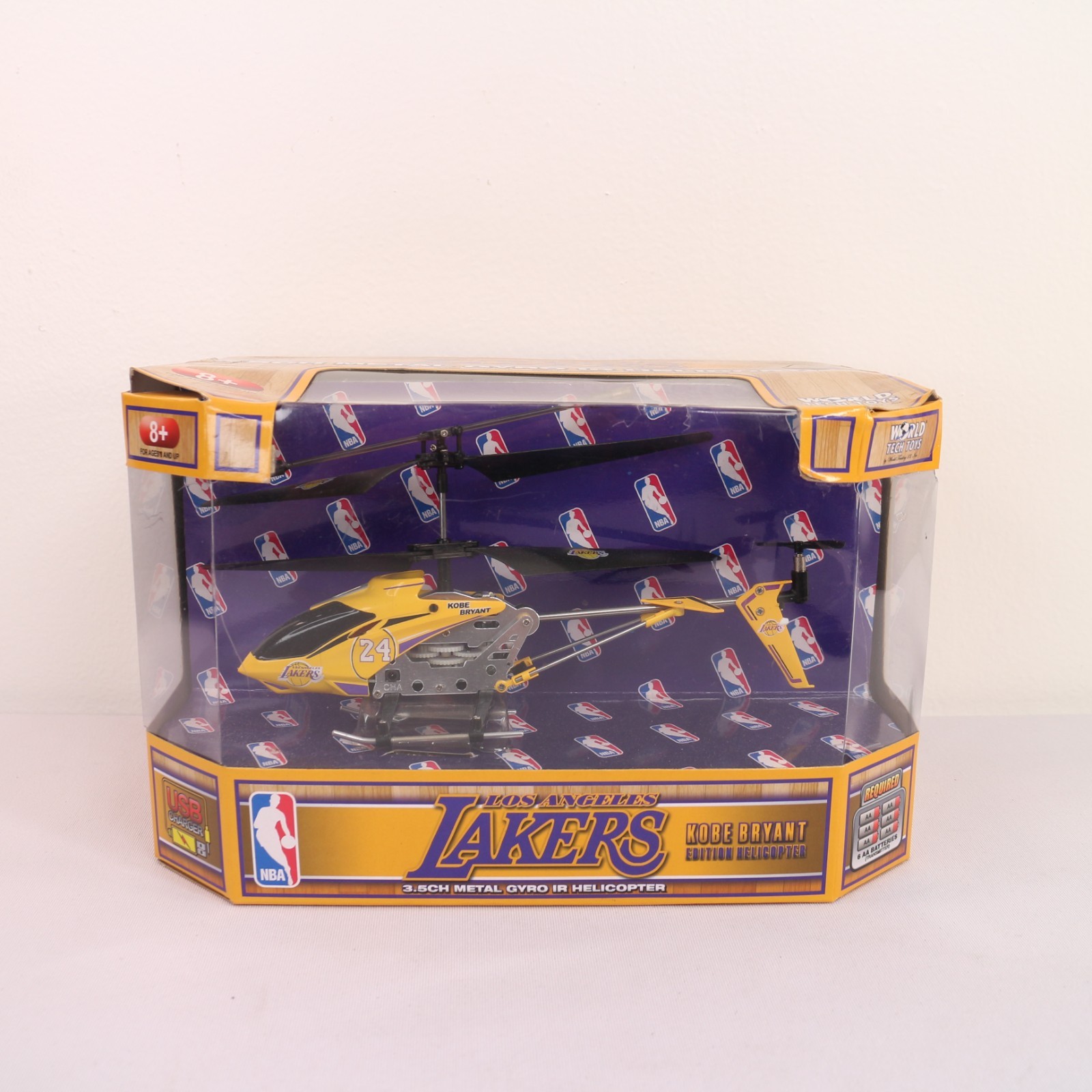 World Tech NBA Los Angeles Lakers Kobe Bryant Edition Metal Gyro IR Helicopter