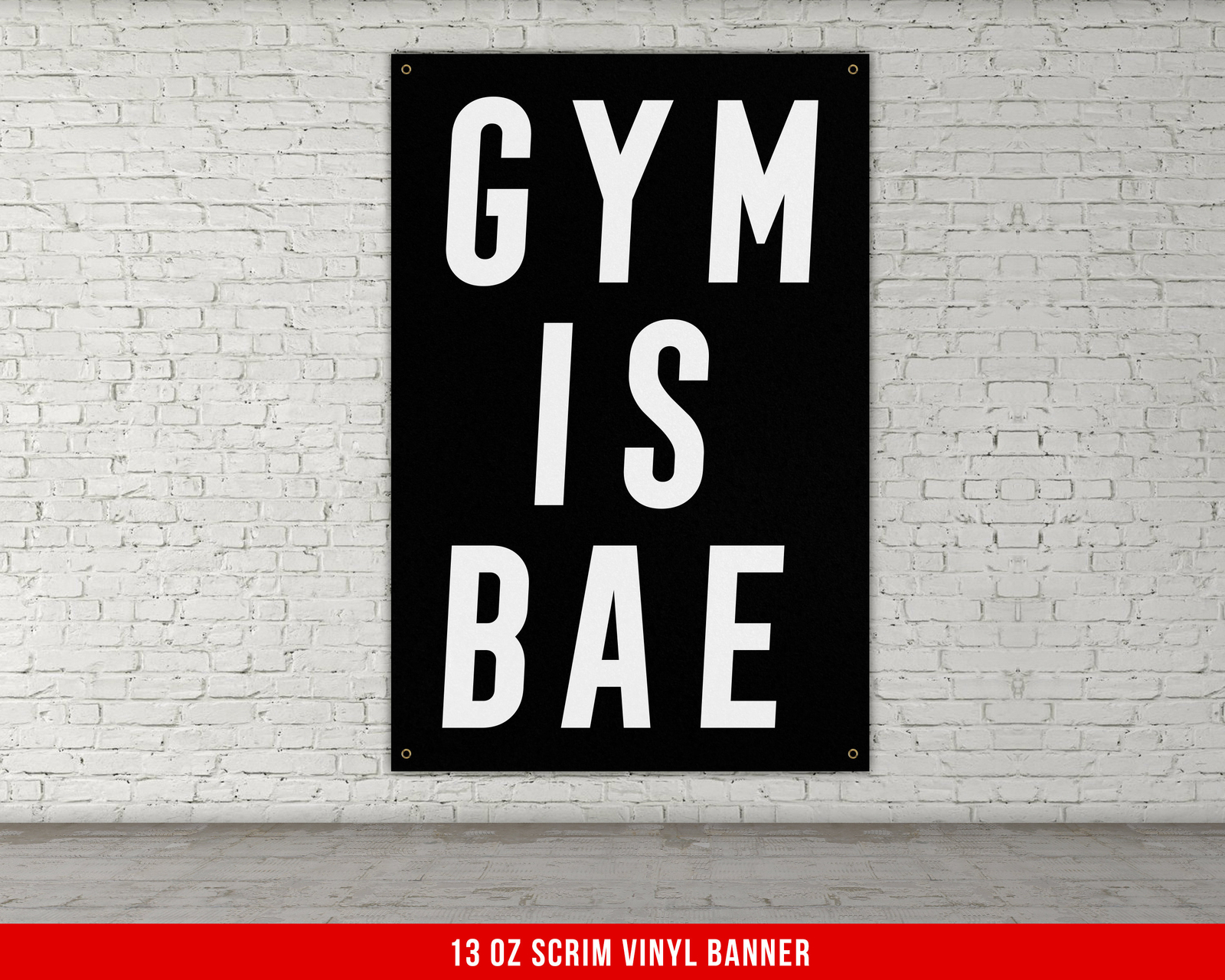 Home Gym Motivational Quote Wall Art - Weightlifting Inspiration