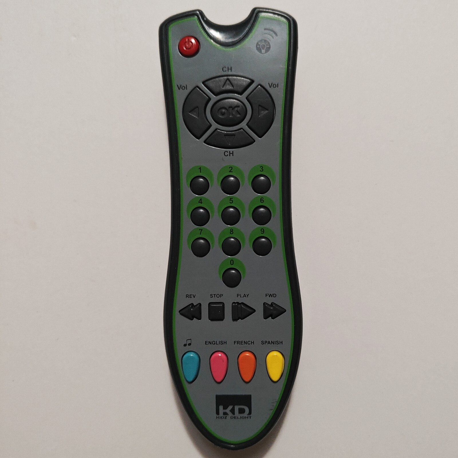 Infini Fun Kidz Delight Pretend Play Remote Control Tech Toy Multilingual Sounds
