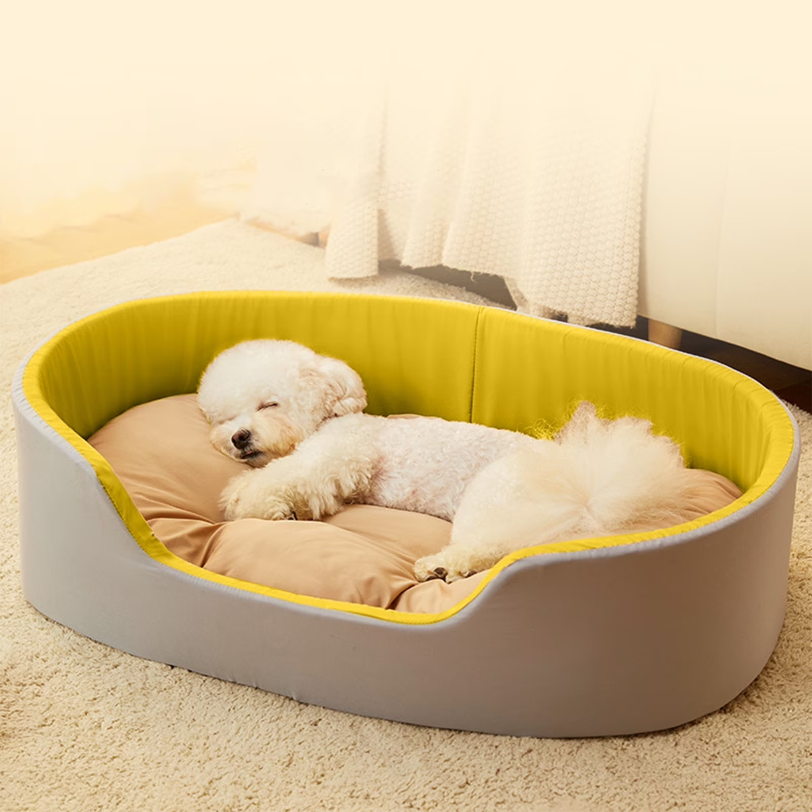 Dog & Cat Bed for Indoor Pets, Pet Bed, Pet Kennel, Washable Double Sided Pet Ca
