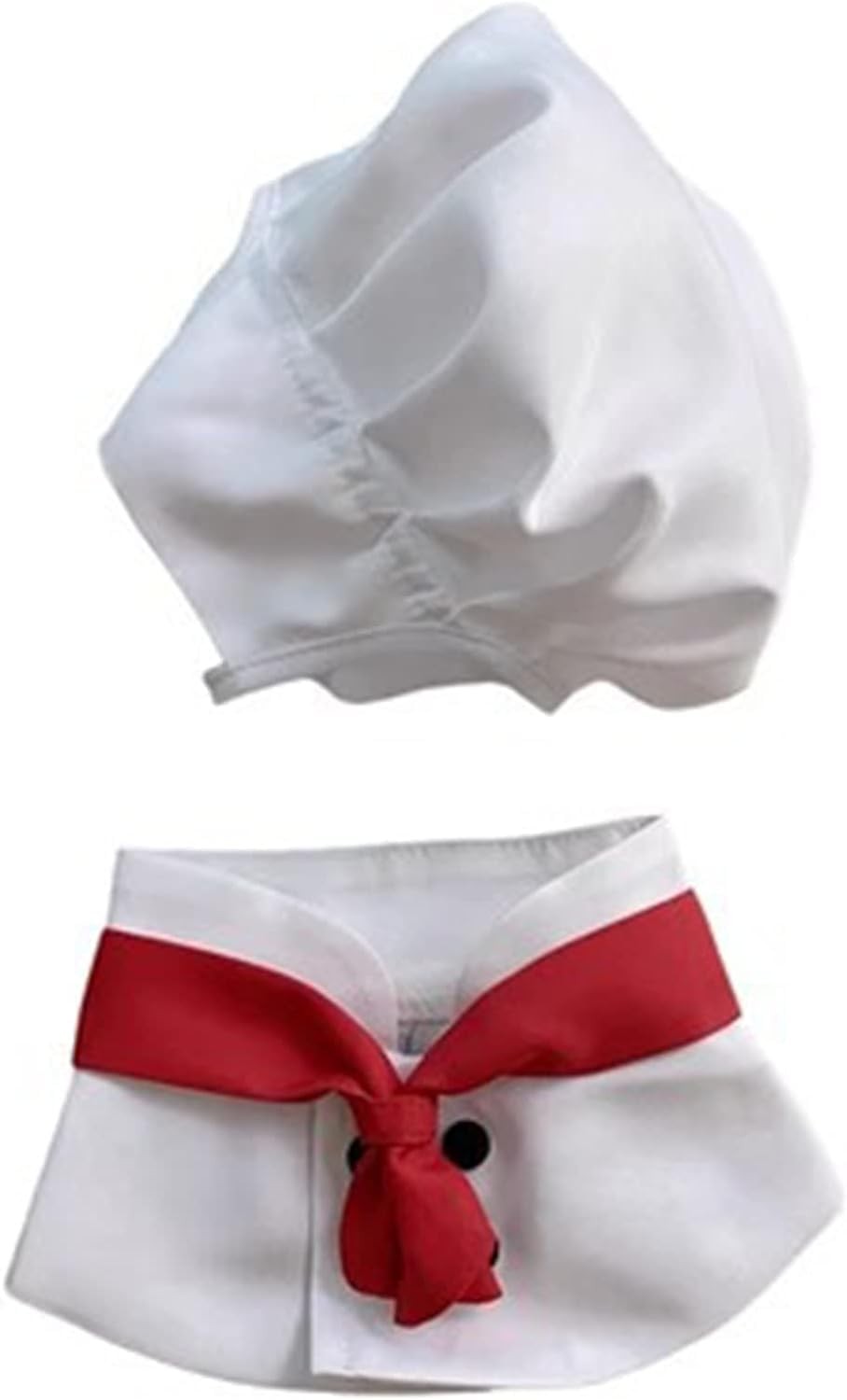 Small Dog Chef Hat 1 Set White Photography Prop Funny Pet Headwear Accessory