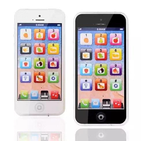 Color: Black Toy Phone - So Smart Toy Phone With 8 Fun And Learning Functions