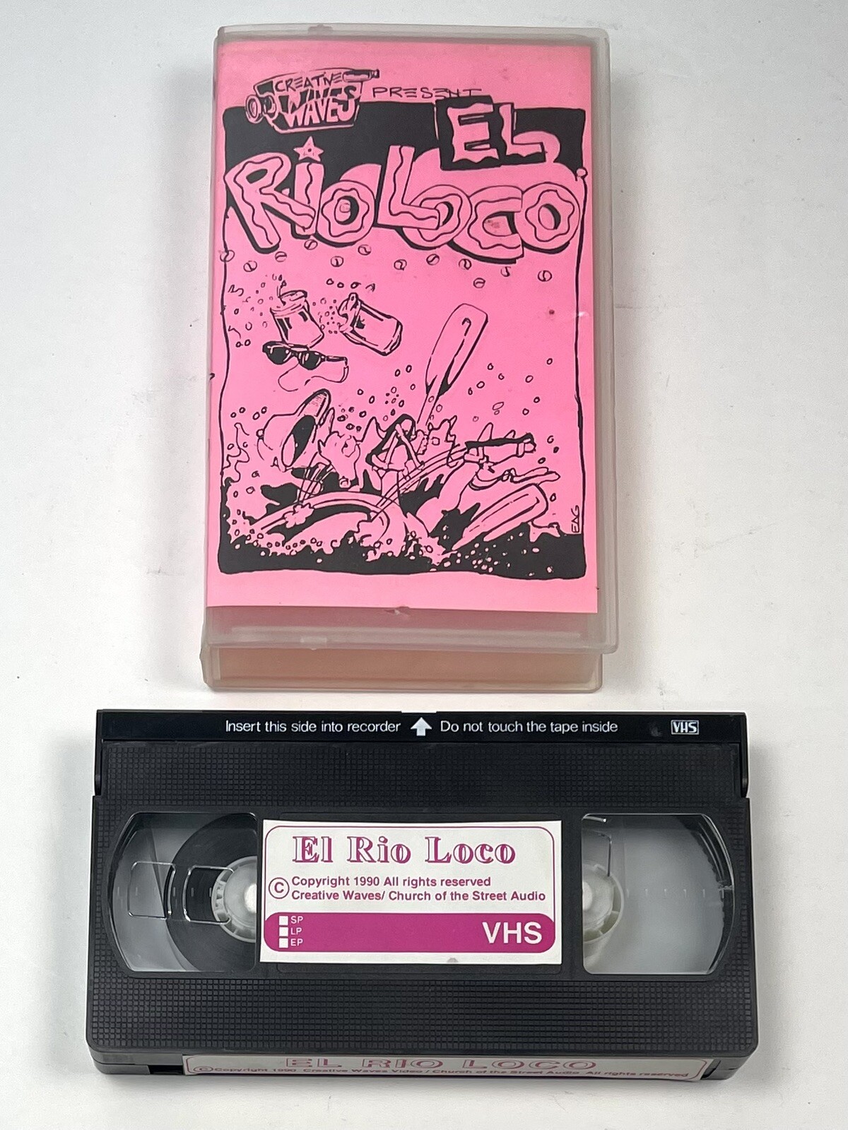 Creative Waves Present EL RIO LOCO (VHS, 1990) Church of the Street Tested Works
