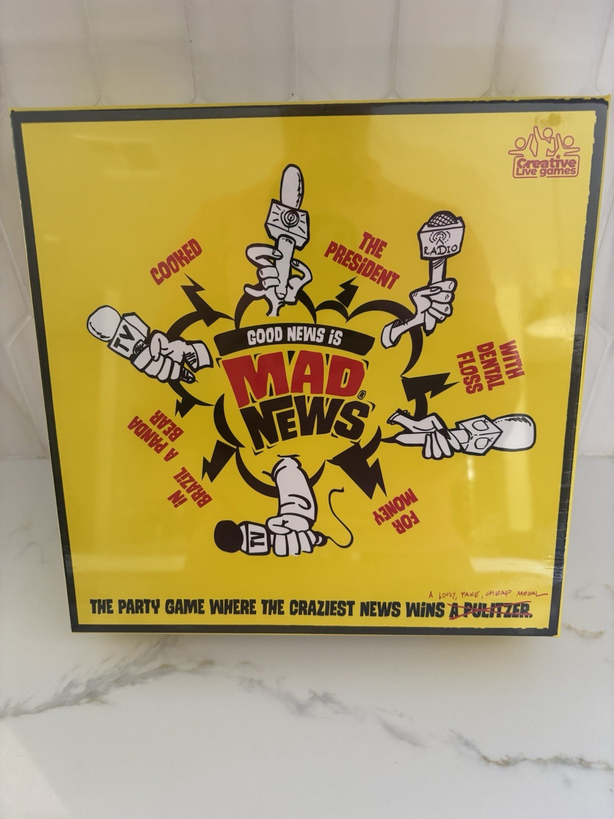 Creative Live Games Presents “good News Is MAD NEWS” Brand New In Box Wrapped