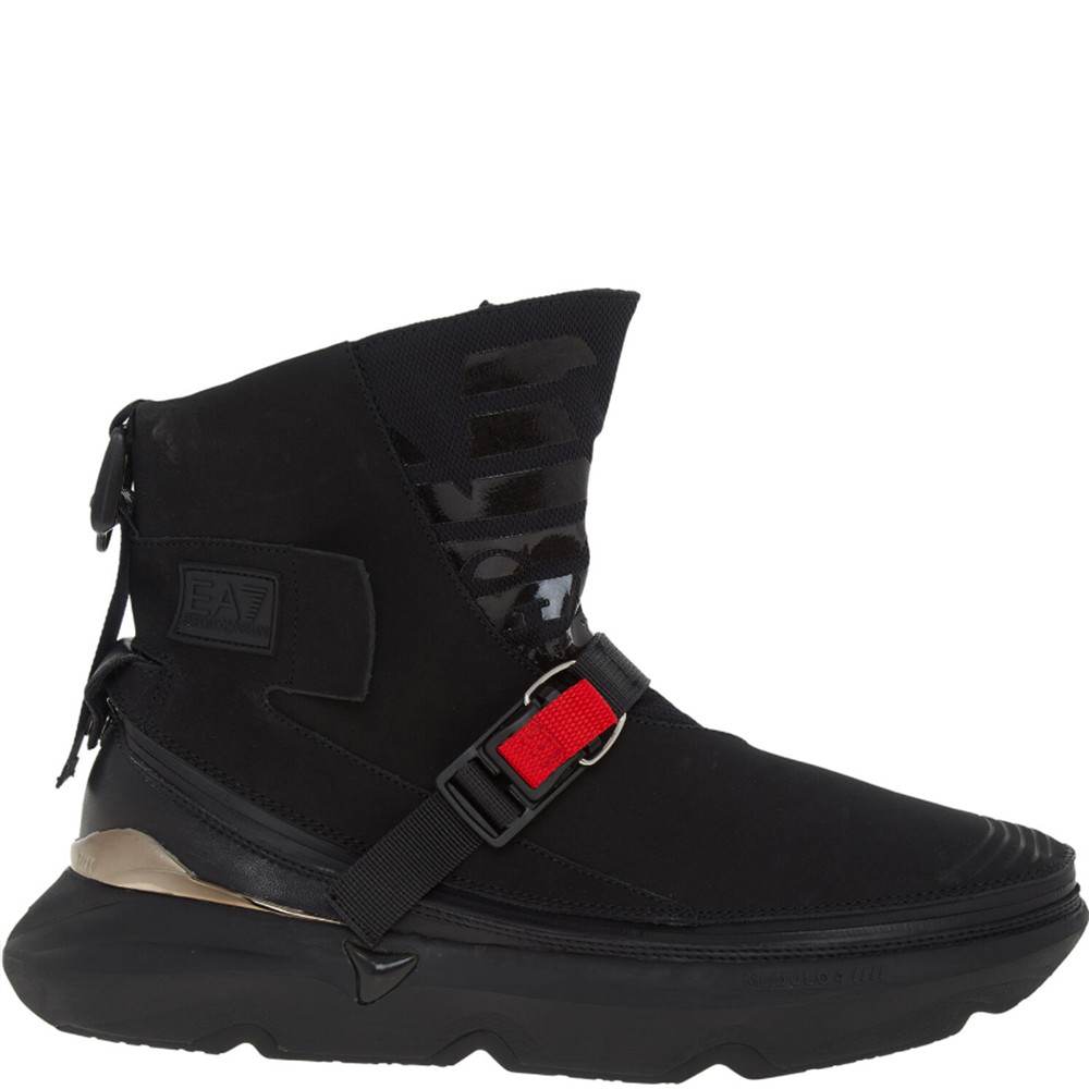 EMPORIO ARMANI x ACBC Trainers High Top Zip Sneakers Black Size 11 - RP £580.00