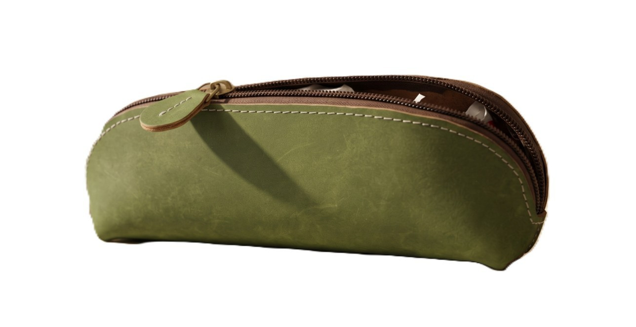 50%Off Leather Cosmetic Pouch, Personalized Monogram Makeup Bag, Bridesmaid Gift