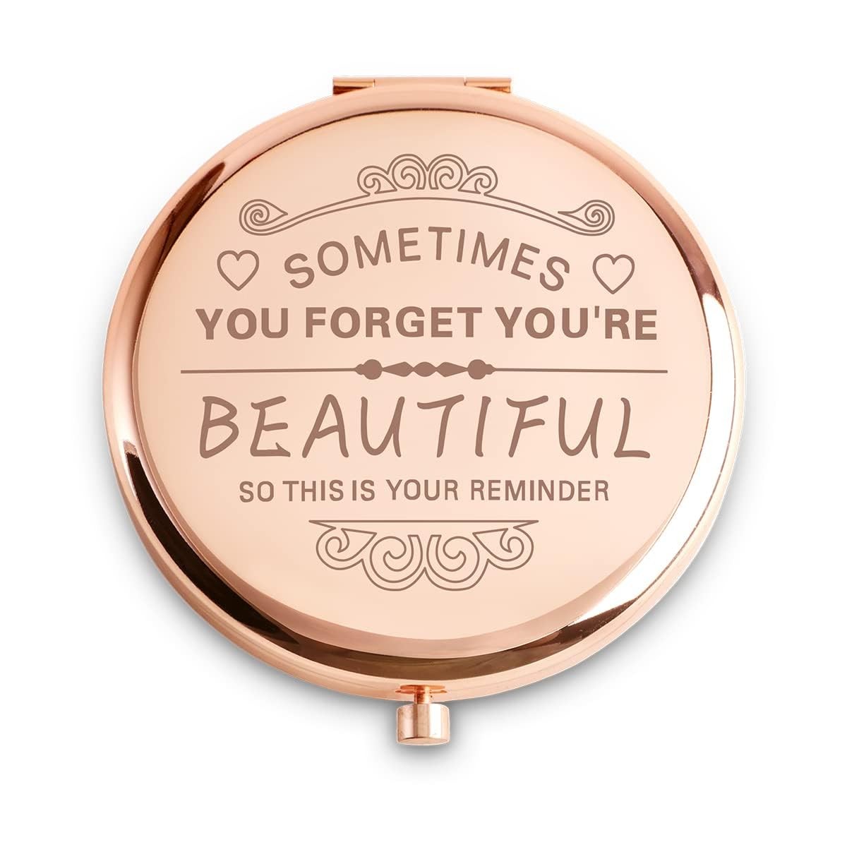 QUSTGO Personalized Gift for Women Girls 2.6"L x 2.6"W, You Are Beautiful 