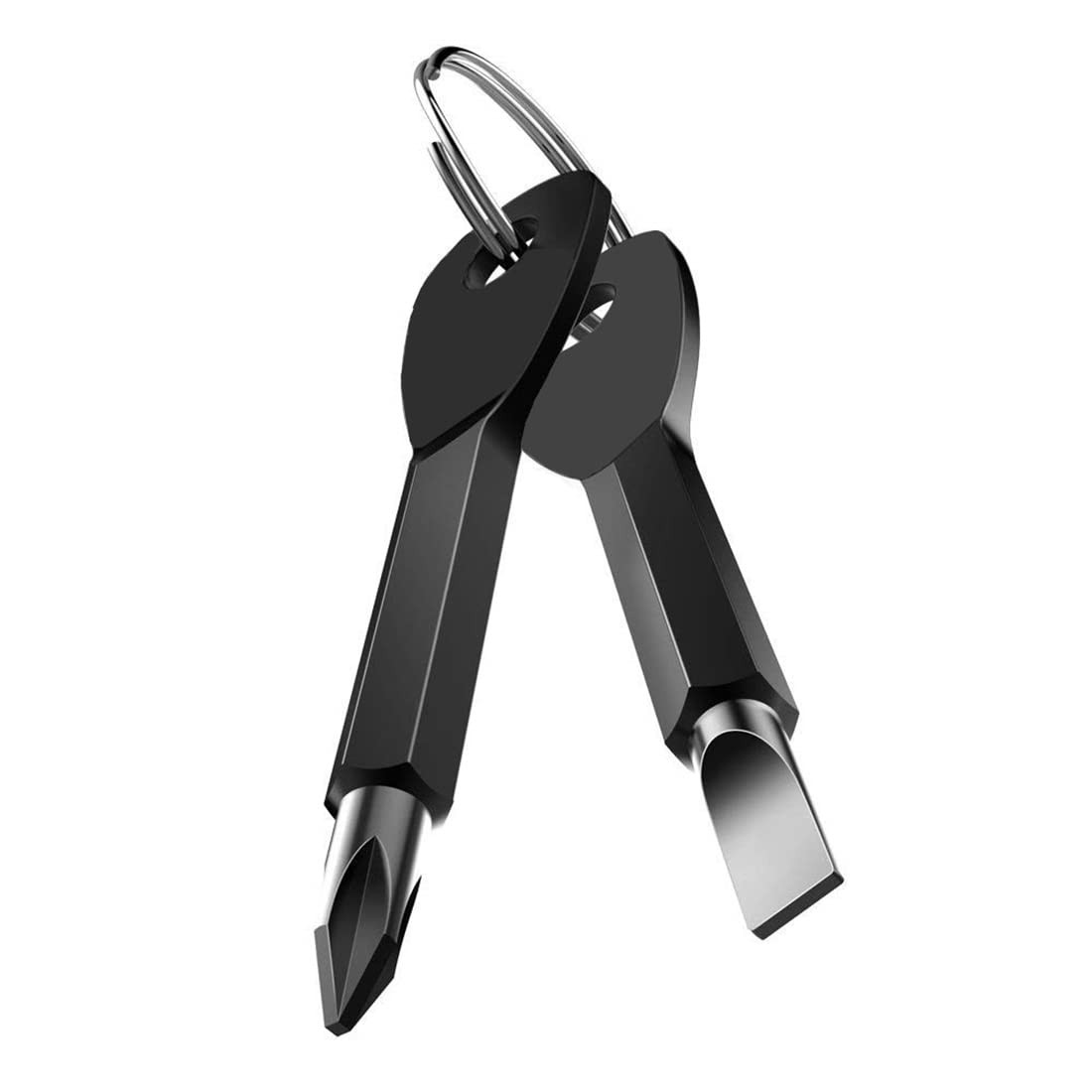 ROSTIVO Screwdriver Keychain Pocket Repair Tool Multi Mini Cool Gadgets for M...