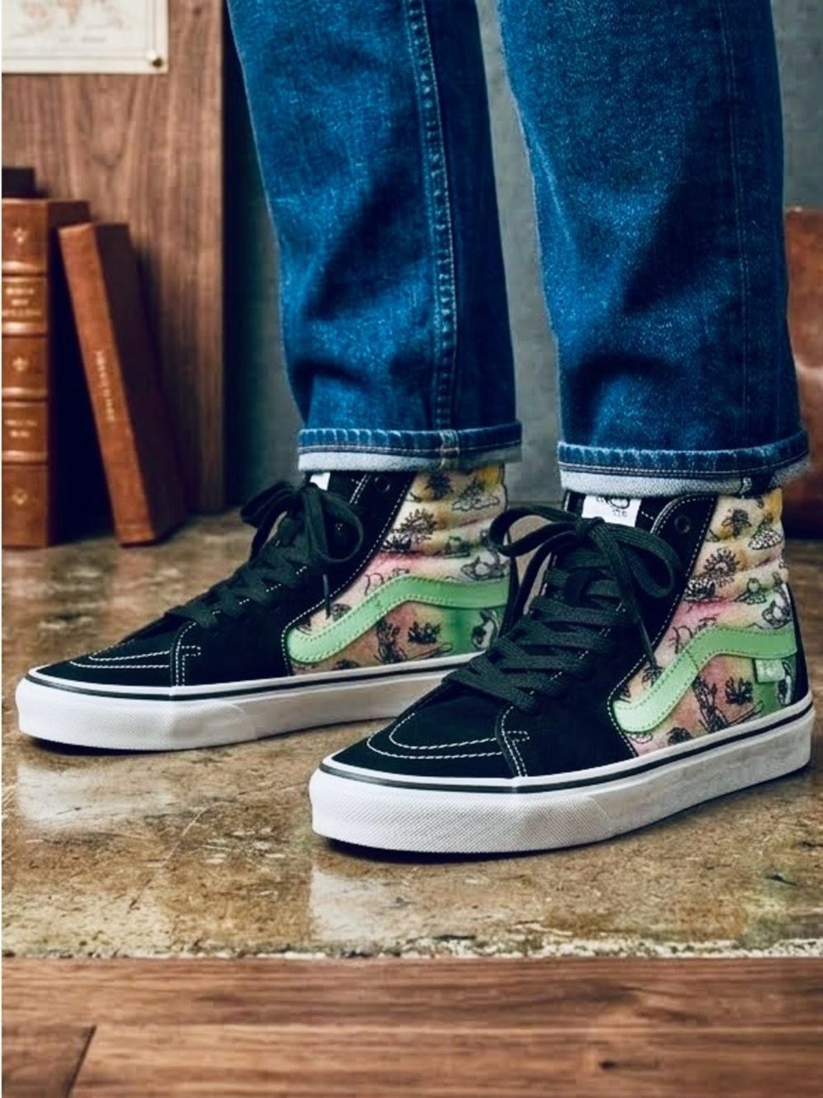 Vans Sneakers Sk8-Hi Shroom Doom streetwear athleisure  activewear skate sz 5.5