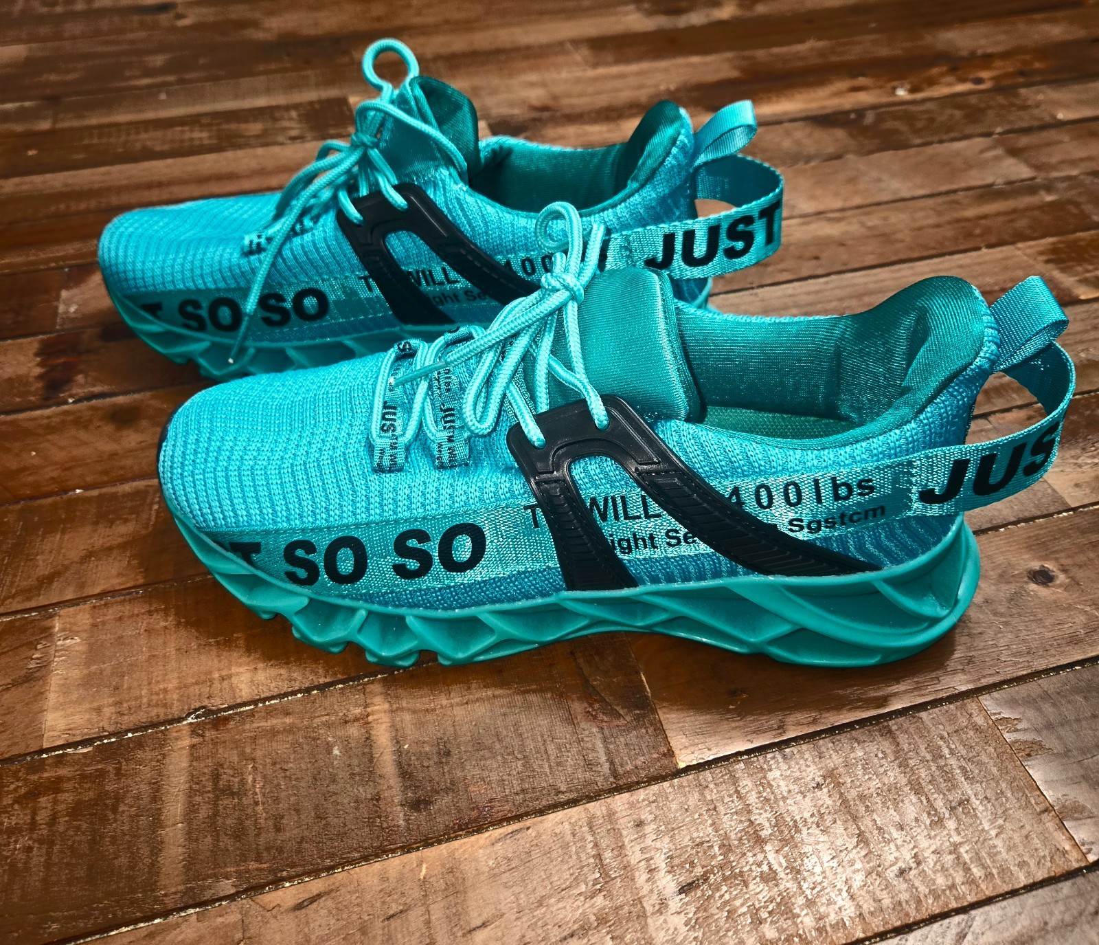 Just So So Blade Running Shoes Womens 9 Mens 7.5 Teal Sneakers Streetwear EUR 40