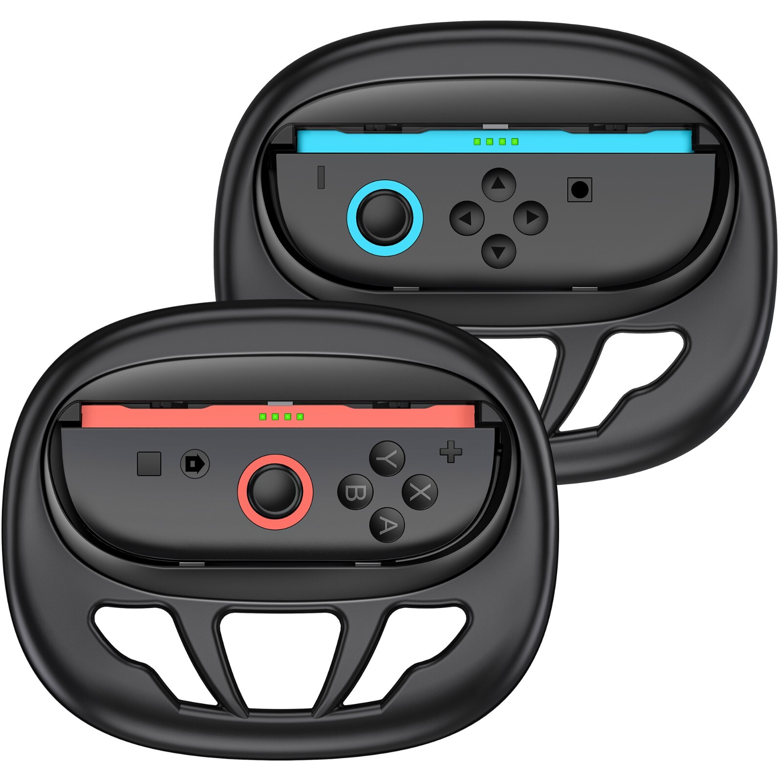 2 Pack Nintendo Switch 2 Joy-Con Steering Wheel Accessory Pair of Gaming Wheels