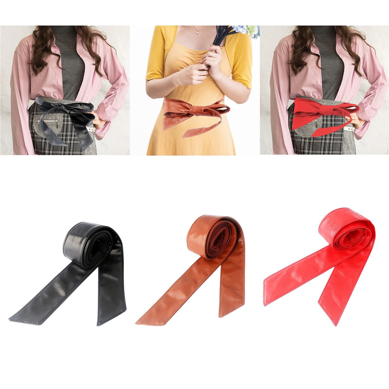 Women Overcoat Waist Belt Waistband Stylish Casual Lightweight Trench Coat Belt