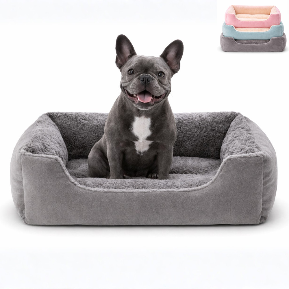 Pet Dog Cat Bed Calming Sleeping Kennel Puppy Super Soft Mat Pad Warm Nest