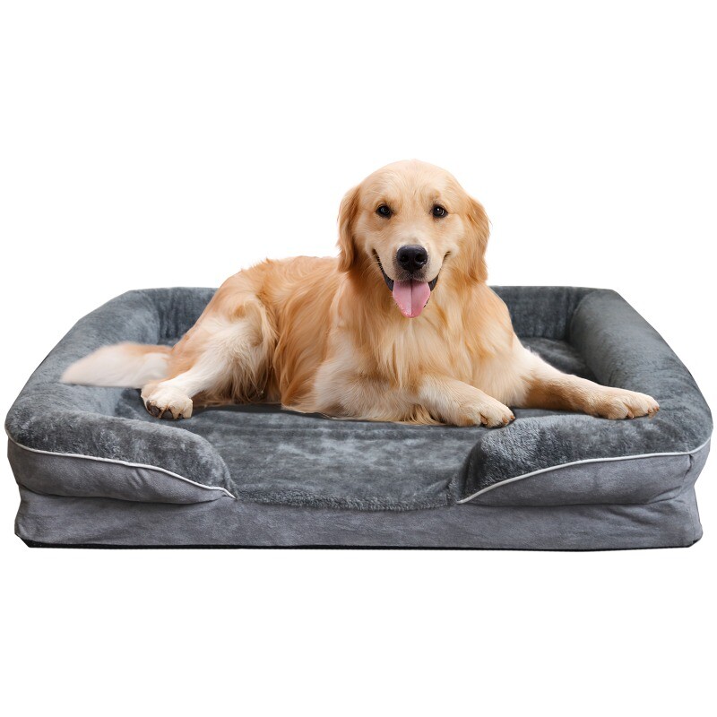 Medium Dog Bed Washable Dog Crate Beds for Large Dogs and Cats Plush Soft