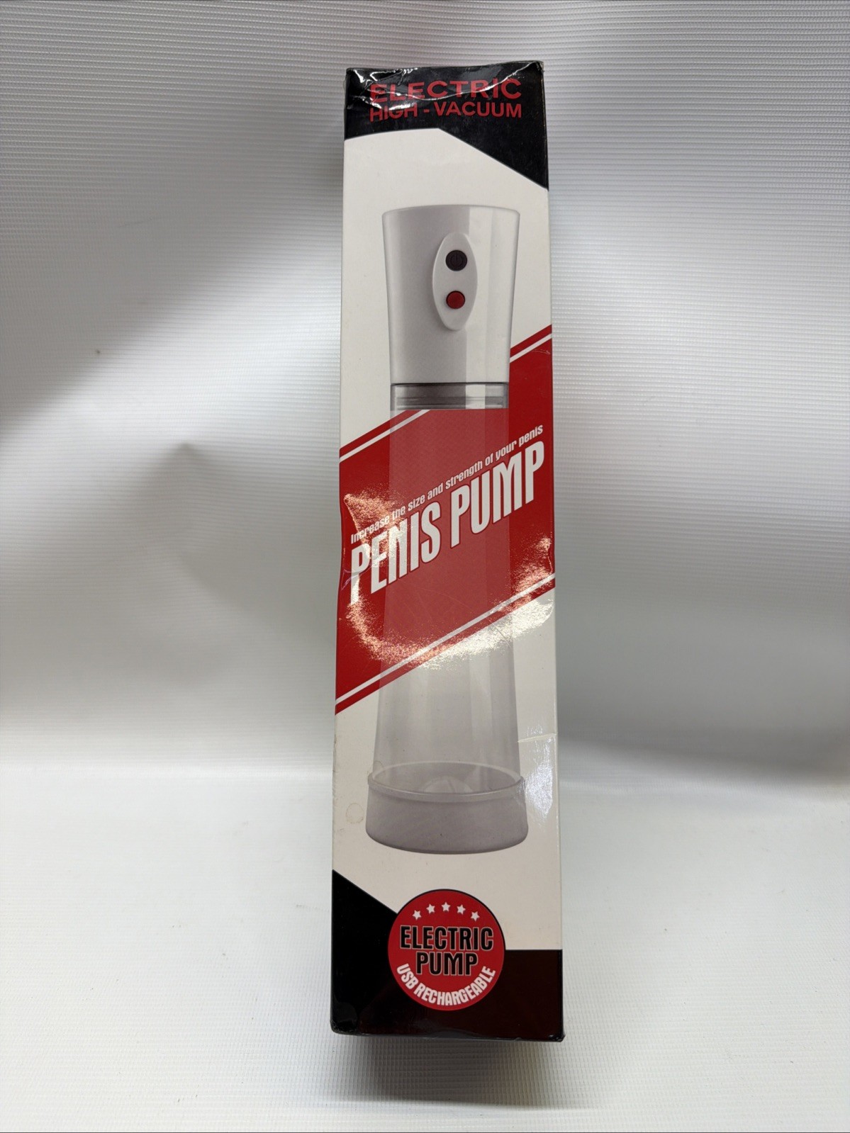 USB Rechargeable Electric High Vacuum Penis Pump Male Enhancement Novelty Item