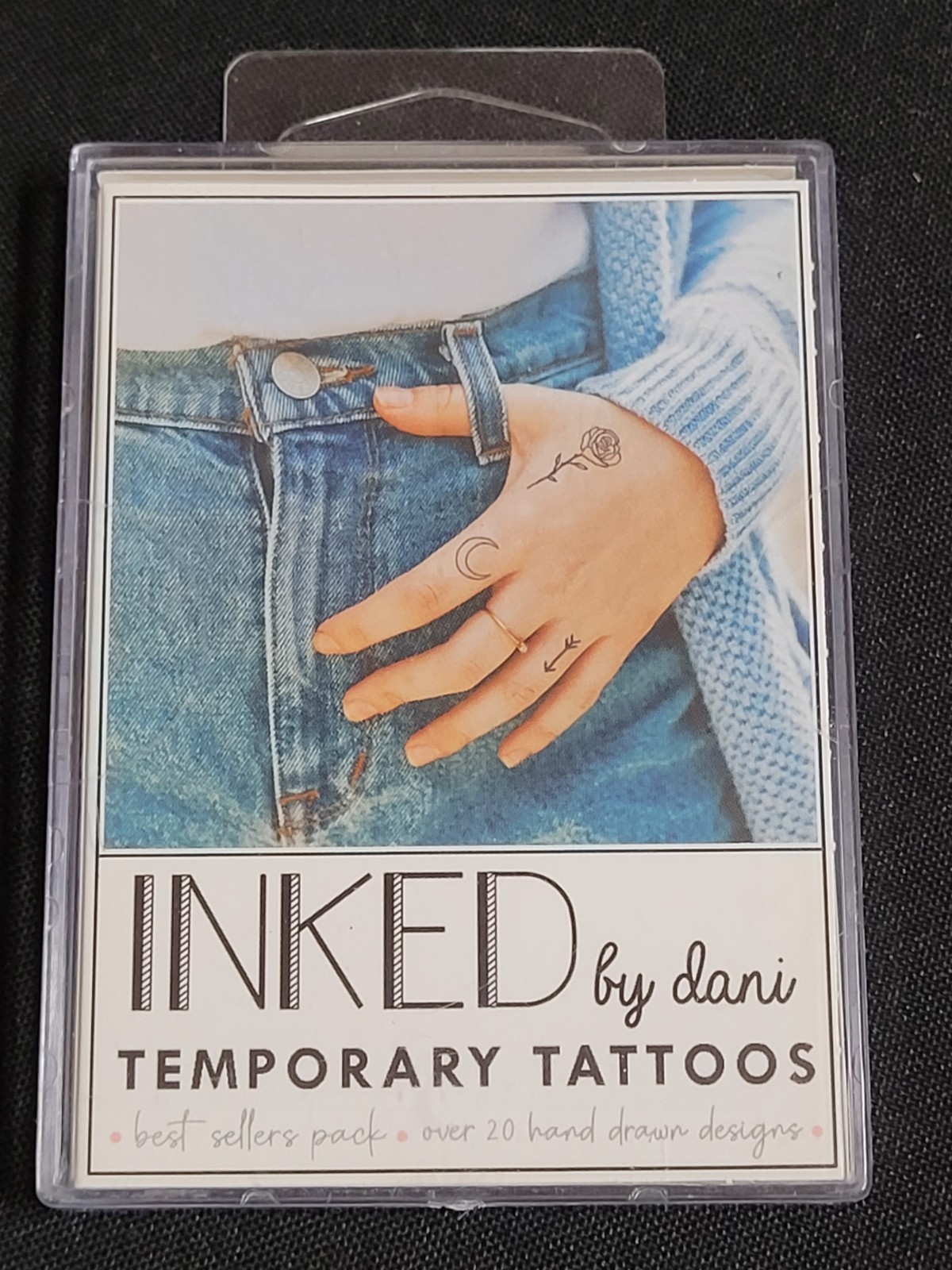 Inked by Dani Temporary Tattoos (2022) Brand New Factory Sealed USA Novelty Item