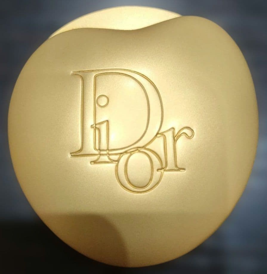 Christian Dior Mirror Compact Heart Shape Gold Pocket Mirror Gift Novelty Item