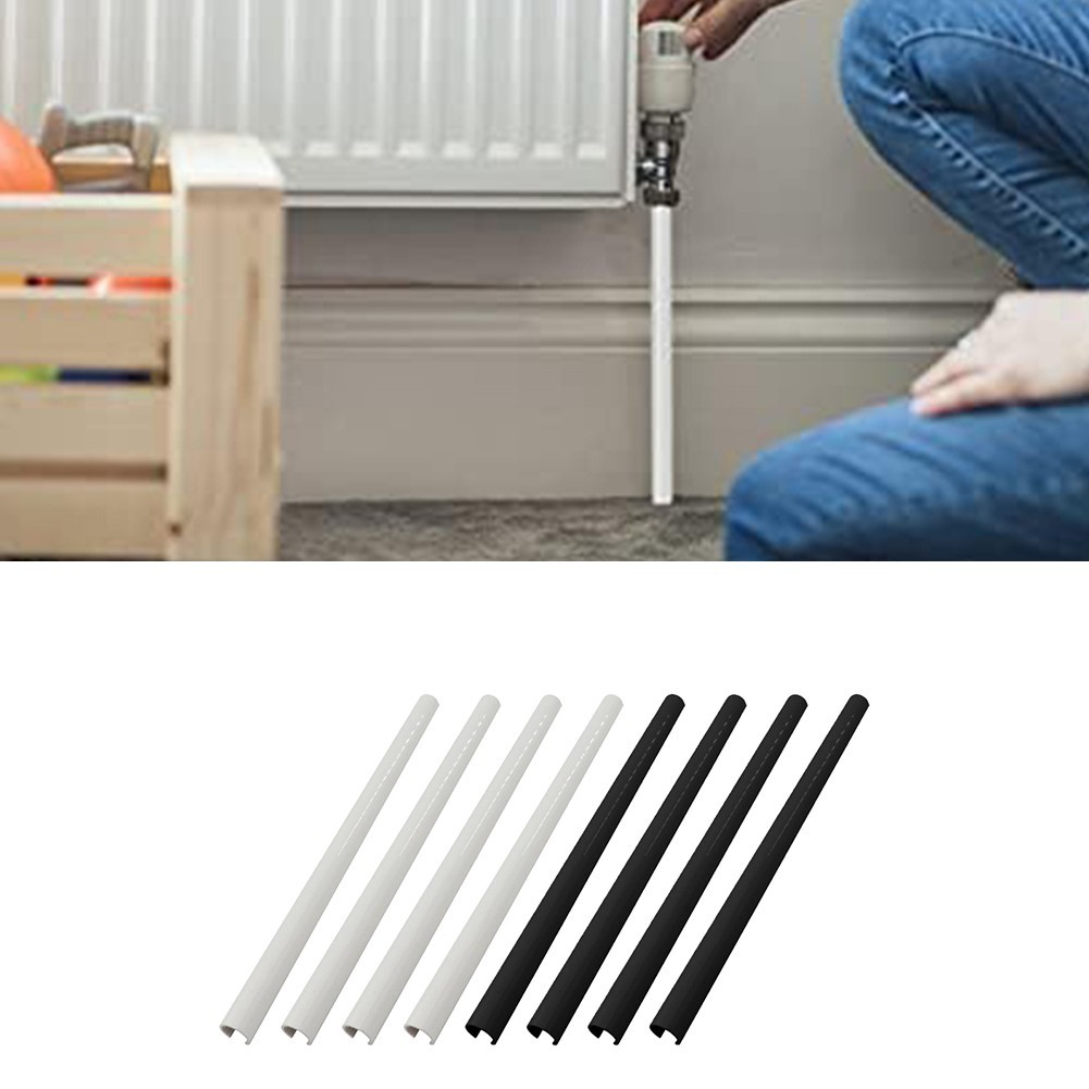 Set of 4 Radiator Pipe Covers Convenient Design for Seamless Interior Finish