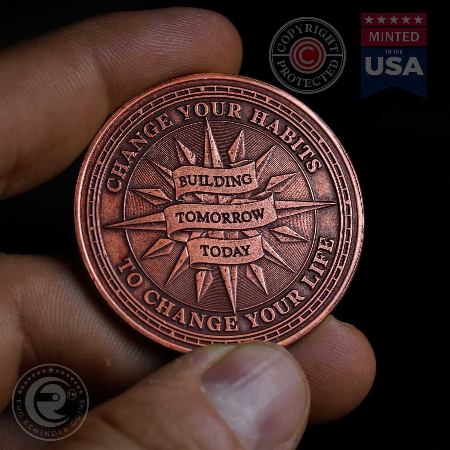 Habit Transformation Coin | Motivational Token | Unique Gift Idea Medallion