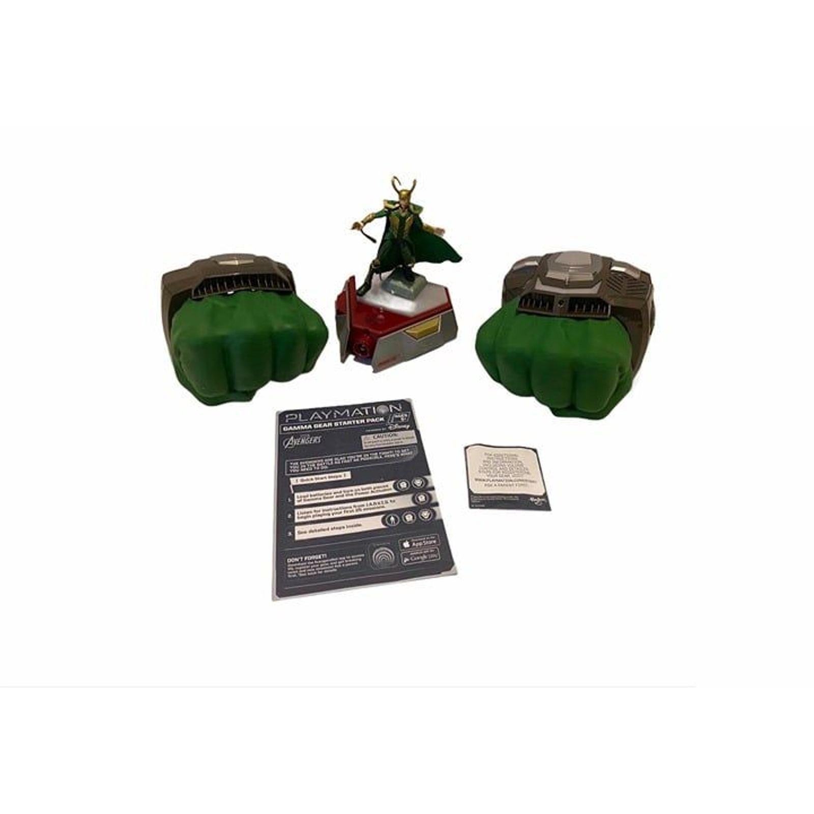 Playmation Marvel Avengers Gama Gear Starter Pack Interactive Game Hulk Loki