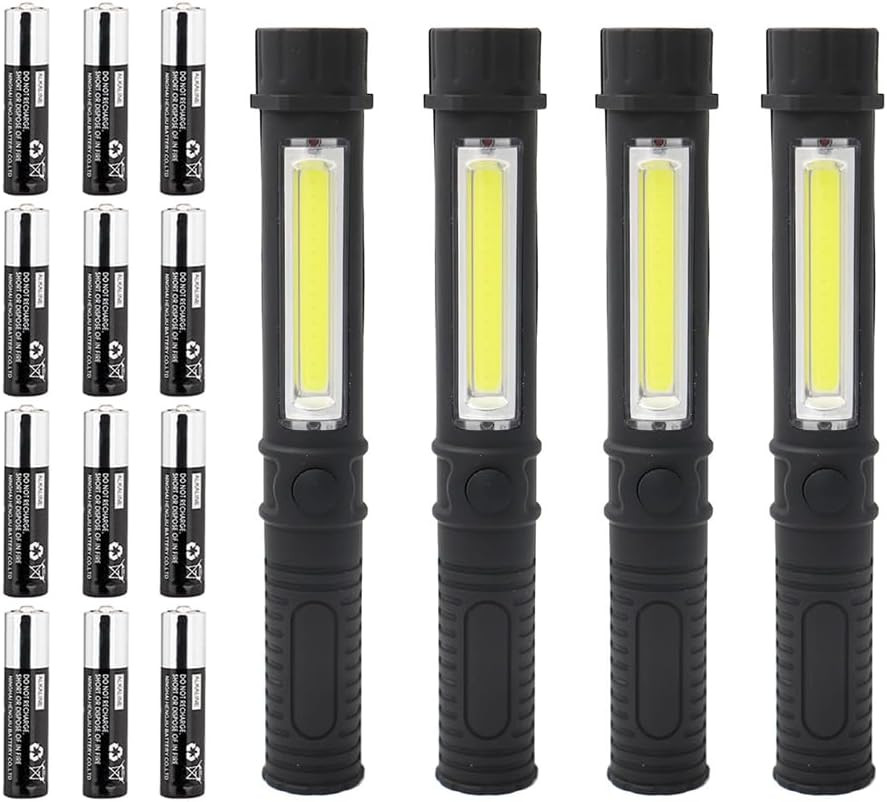 LED Battery Worklight Magnetic Flashlights,Unique Cool Gadget Tool for Men Dad H