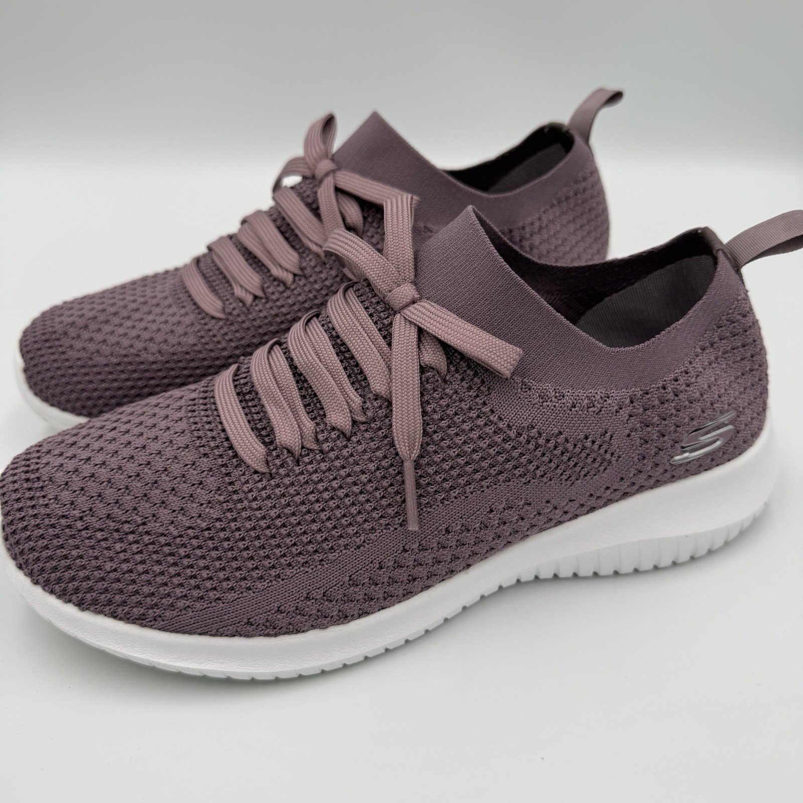 Skechers Womens 8 Ultra Flex Statements 12841 Mauve Purple Casual Shoes Sneakers