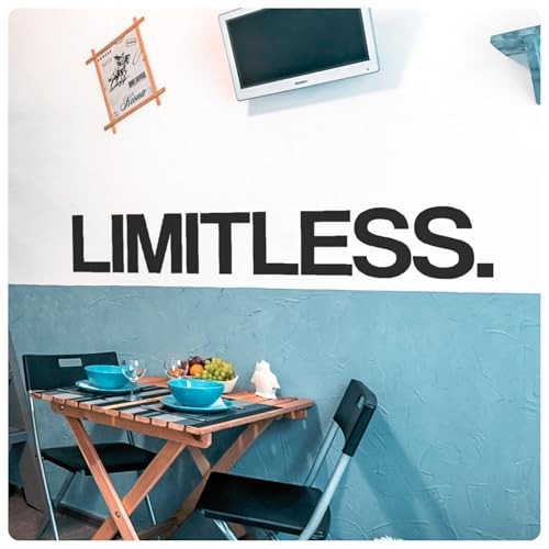 Limitless Motivational Inspirational Wall Decal Sticker Quote Home Decor