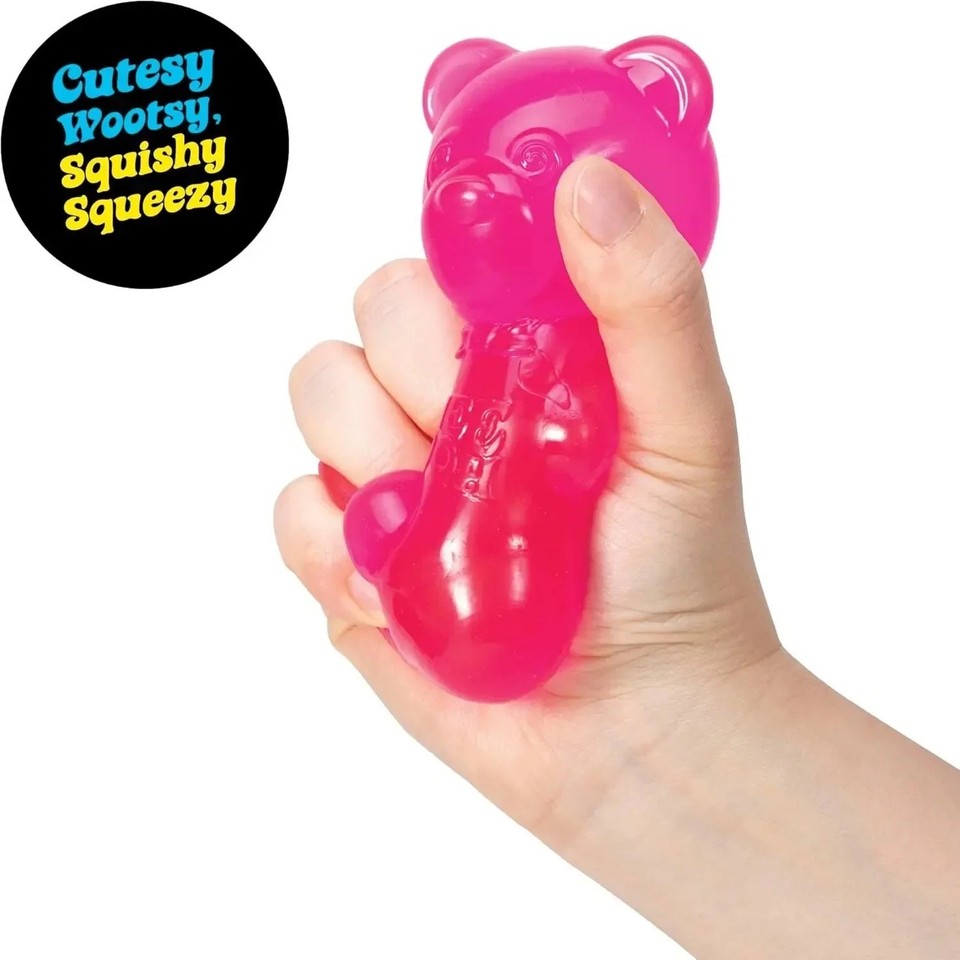 Cute Bear Squishy Toy Dough Sensory Stress Relief Fidget Kids Adults Desk Decor