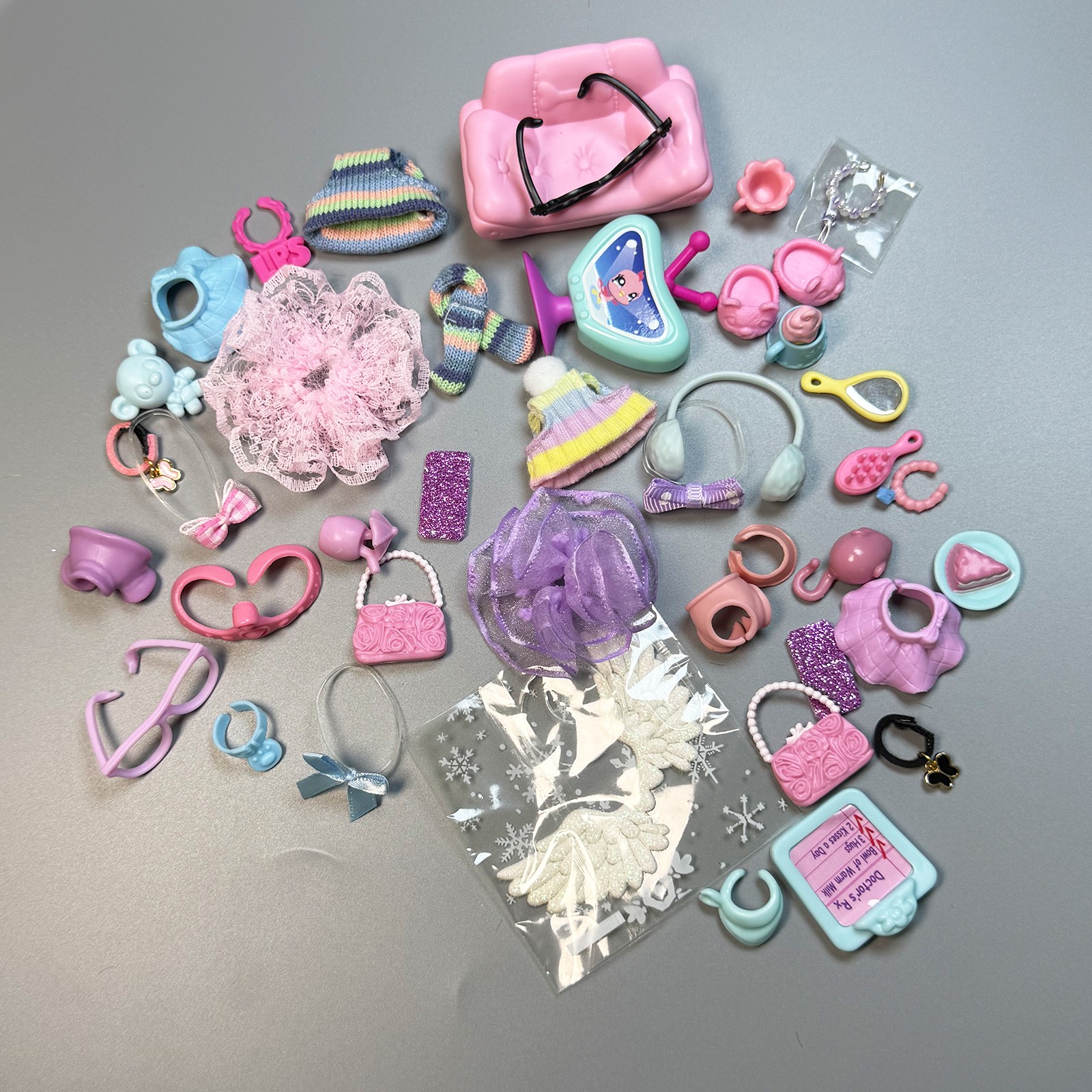 45Pcs LPS Accessories for littlest Pet Shop Toy Collie Dachshund Doll Play Pack