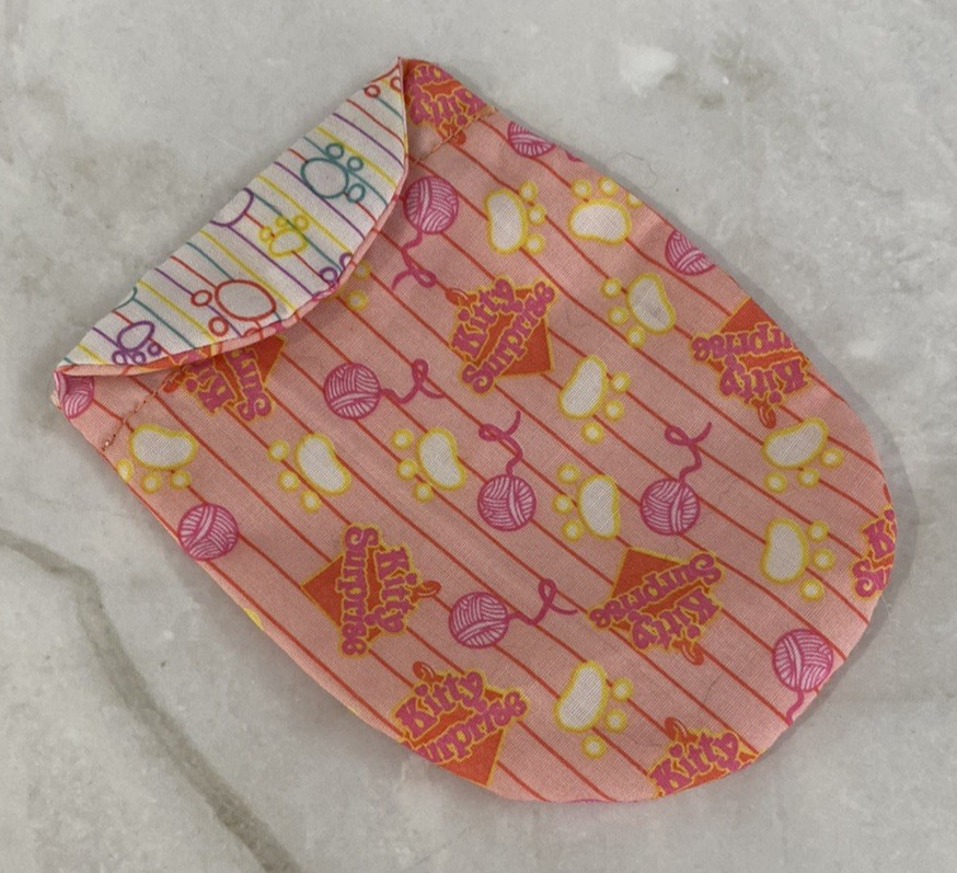 Hasbro Kitty Surprise Sleeping Bag Sack Kitten Cat Accessory Vintage Fun Toy 90s