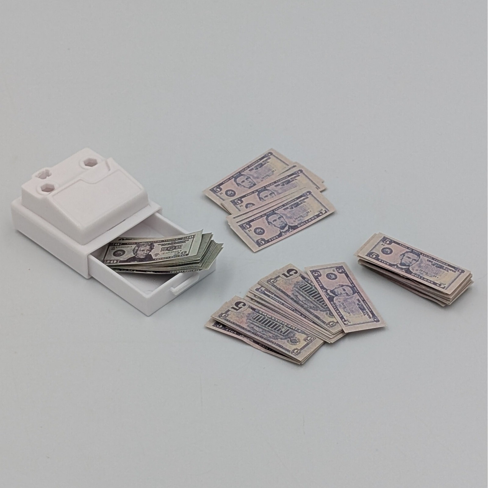 Zuru Mini Brands Cash Drawer Register Accessory with Miniature Play Money Bills