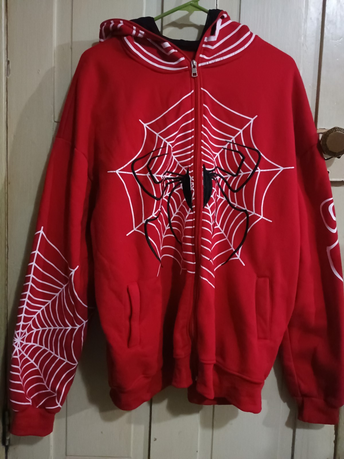 Women Y2K Spider Web Hoodies Punk Jackets Streetwear Goth Harajuku Oversized...