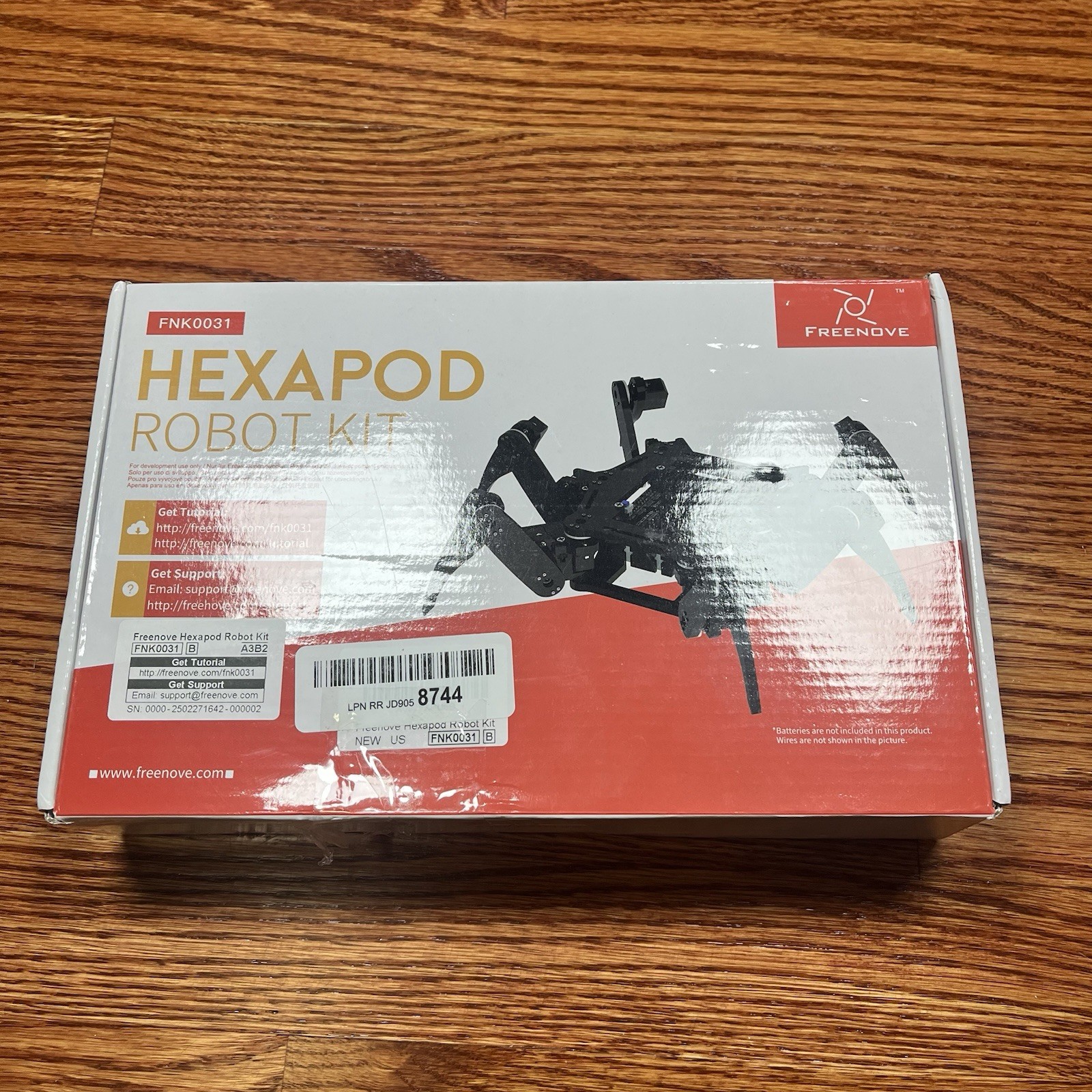 Freenove Brand New Open Box Hexapod Robot Kit Compatible w/ Arduino IDE FNK0031